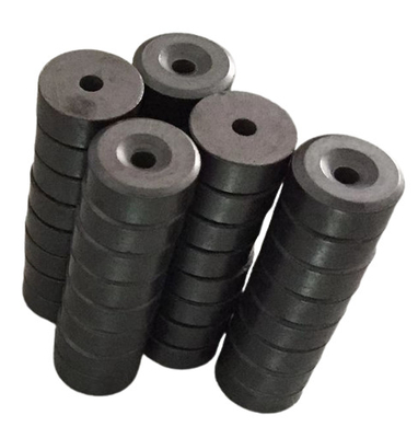 satın al Özel Seramik Ferrit Pot Y30BH Havşa Delikli Mıknatıs D15.2 X H6 X d3.2 X d8 online manufacture