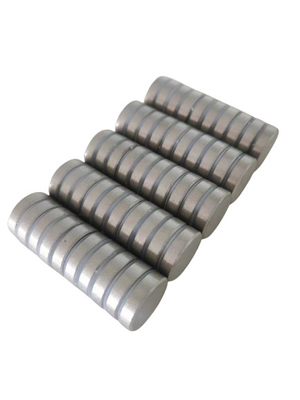 satın al Parlak Gümüş N52 Neodimyum Disk Mıknatıslar D50X15 Güçlü Sinterlenmiş NdFeB Mıknatıs online manufacture