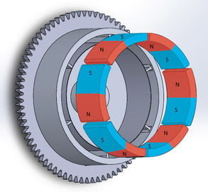 satın al Dayanıklı Özelleştirilmiş Volan Ark Şekilli Segment Ferrit Mıknatıs R55.55 x r48.5 x W50 x L29 online manufacture