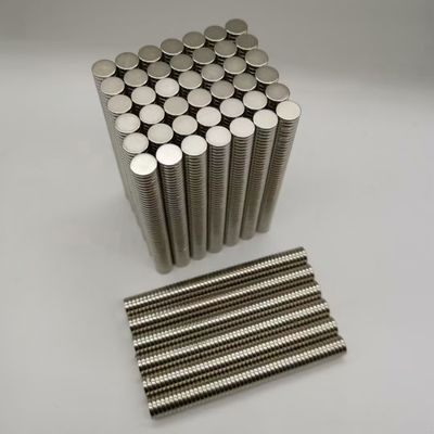 satın al Küçük Ambalaj Kutusu İçin Çap 10mm X 2mm Ndfeb Disk Mıknatıs Süper Güçlü online manufacture
